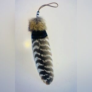 Smudging feather 12 inches. Hand made